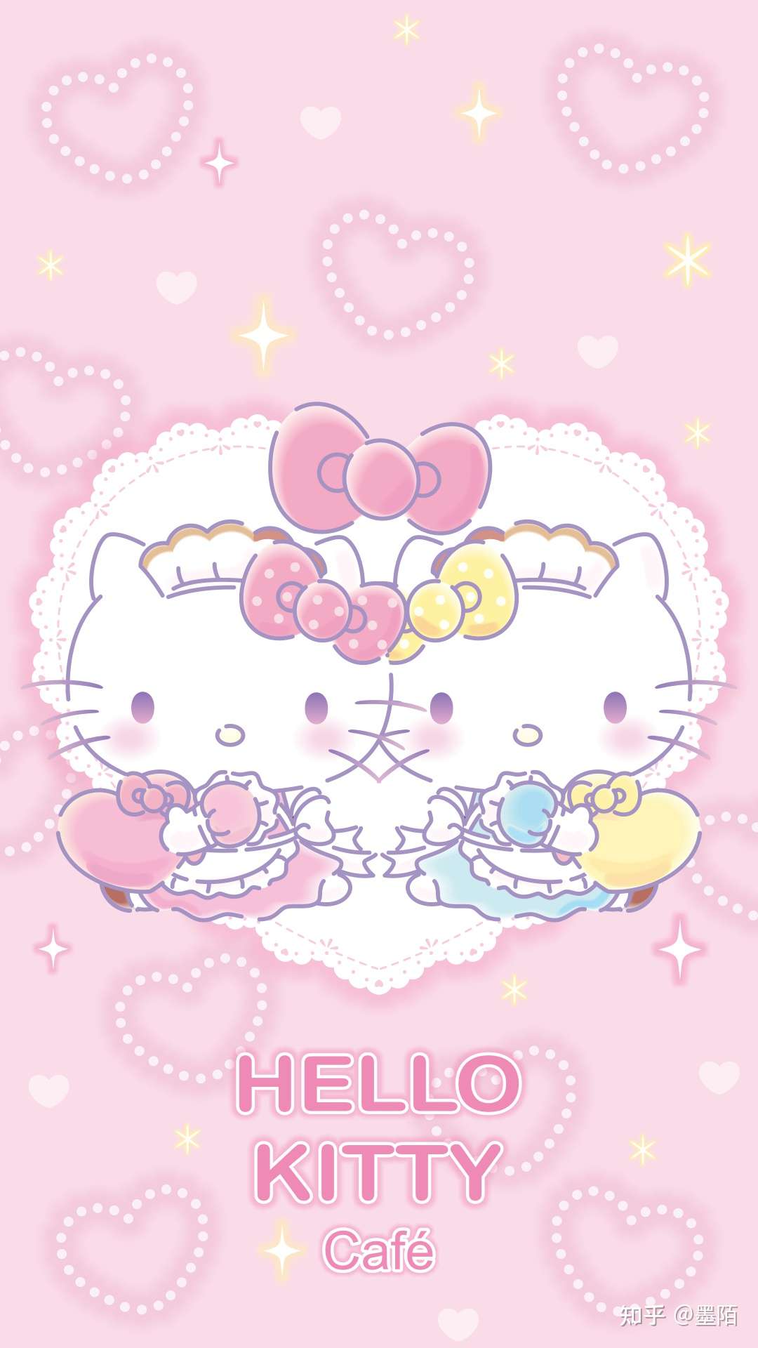 Hello Kitty 手机壁纸 知乎