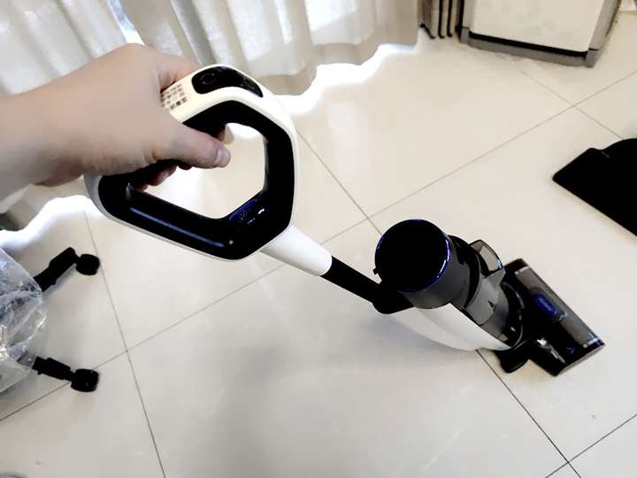 家庭清洁好帮手,吸拖一体自清洁,云米智能洗地机体验