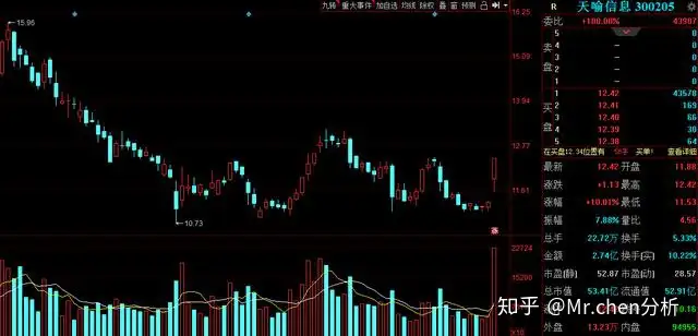 5G+区块链，（300205）出现新转机，市值拉升5.7亿！股民：待伯乐