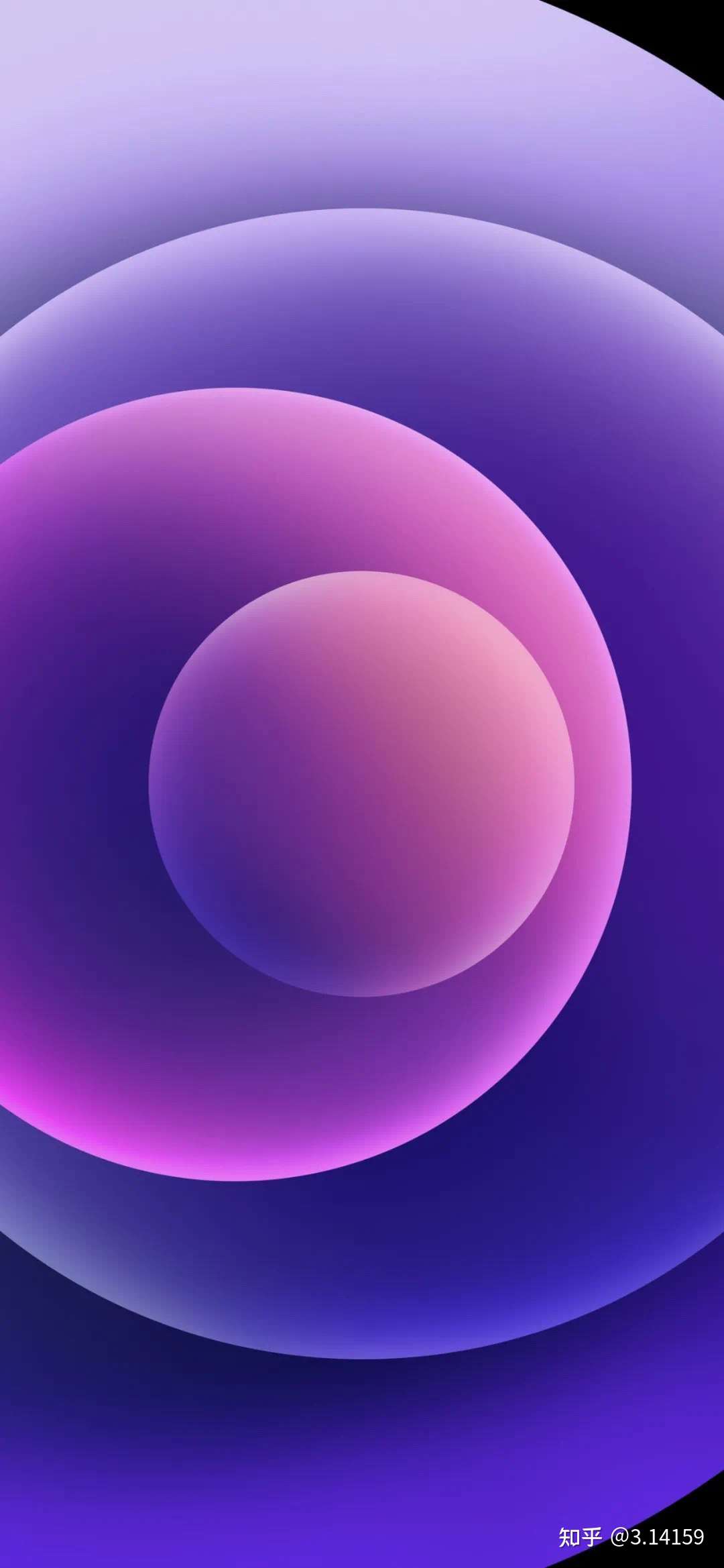 Iphone 12 紫色壁纸原厂原版 知乎
