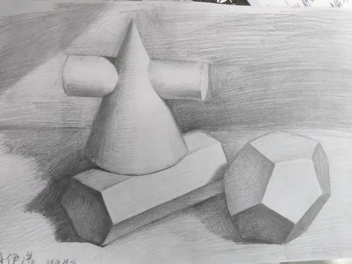 笔绘青春活力 共沐艺术阳光 | 塘栖校区优秀绘画作业展示(图12)