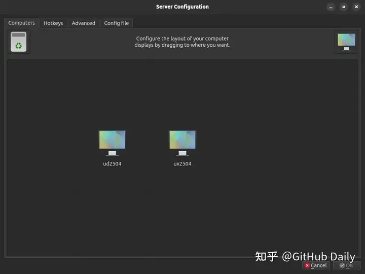 一套键鼠如何控制两台电脑,且不需要按键切换,鼠标无缝滑屏。? - 知乎