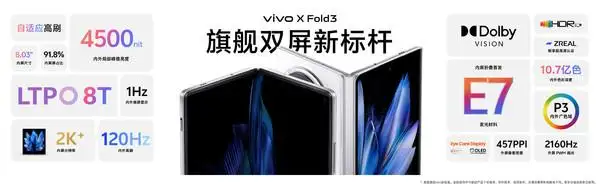 vivoxfold3多少钱（附：Vivo X Fold3系列售价与配置）