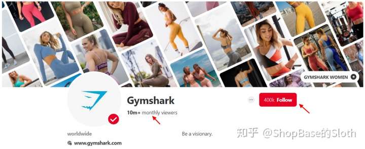 Gymshark Pinterest