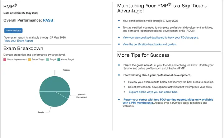 期盼已久的pmp证书总算拿到了！插图-
