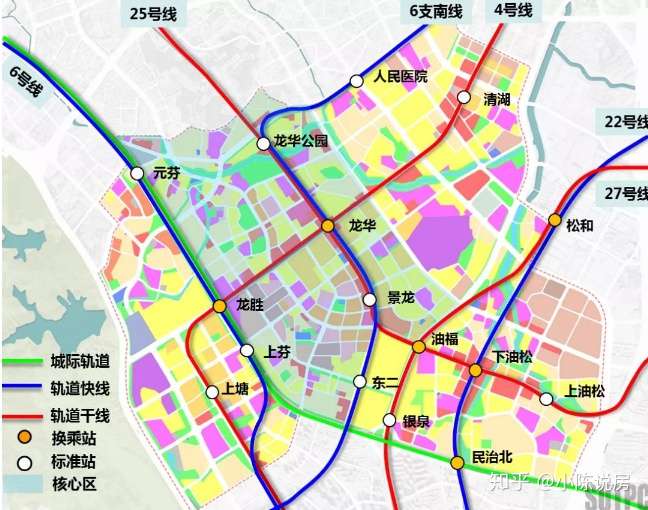 重磅深圳龍華四條地鐵同步開通規劃七條周邊的小產權房一覽