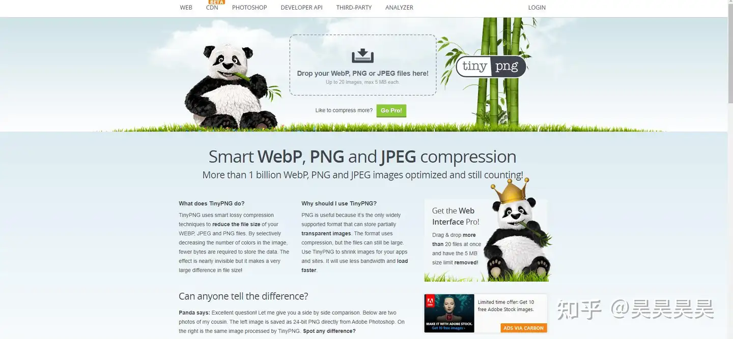 TinyPNG – Compress WebP, PNG and JPEG images intelligently