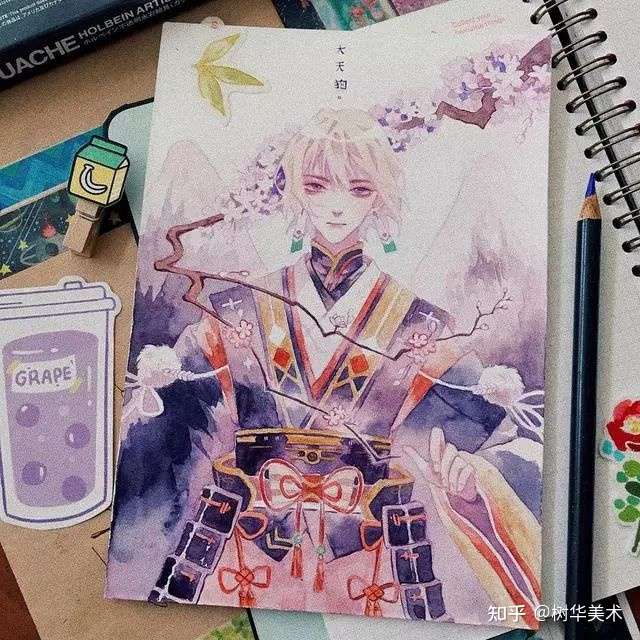 用水彩来画古风人物漫画 让人一眼就爱上 知乎