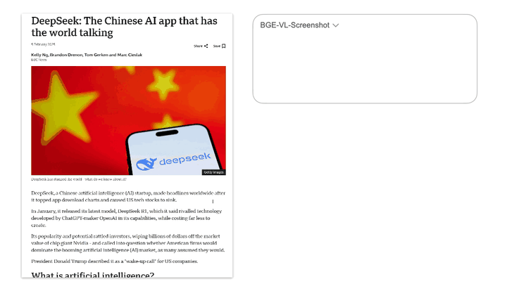 多模态检索大升级！智源三大SOTA模型，代码、图文理解能力拉满