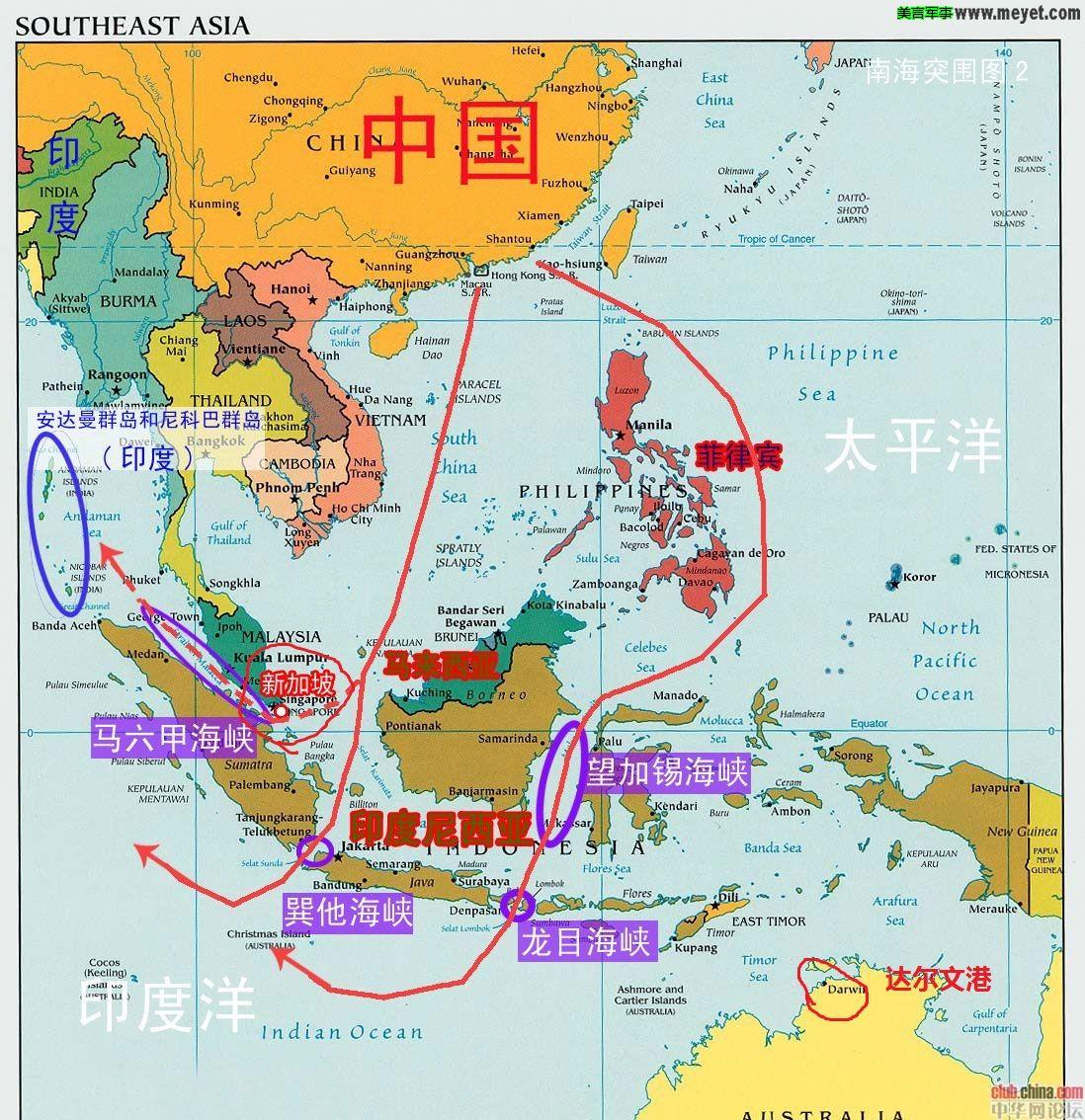 中国海峡地图高清图片