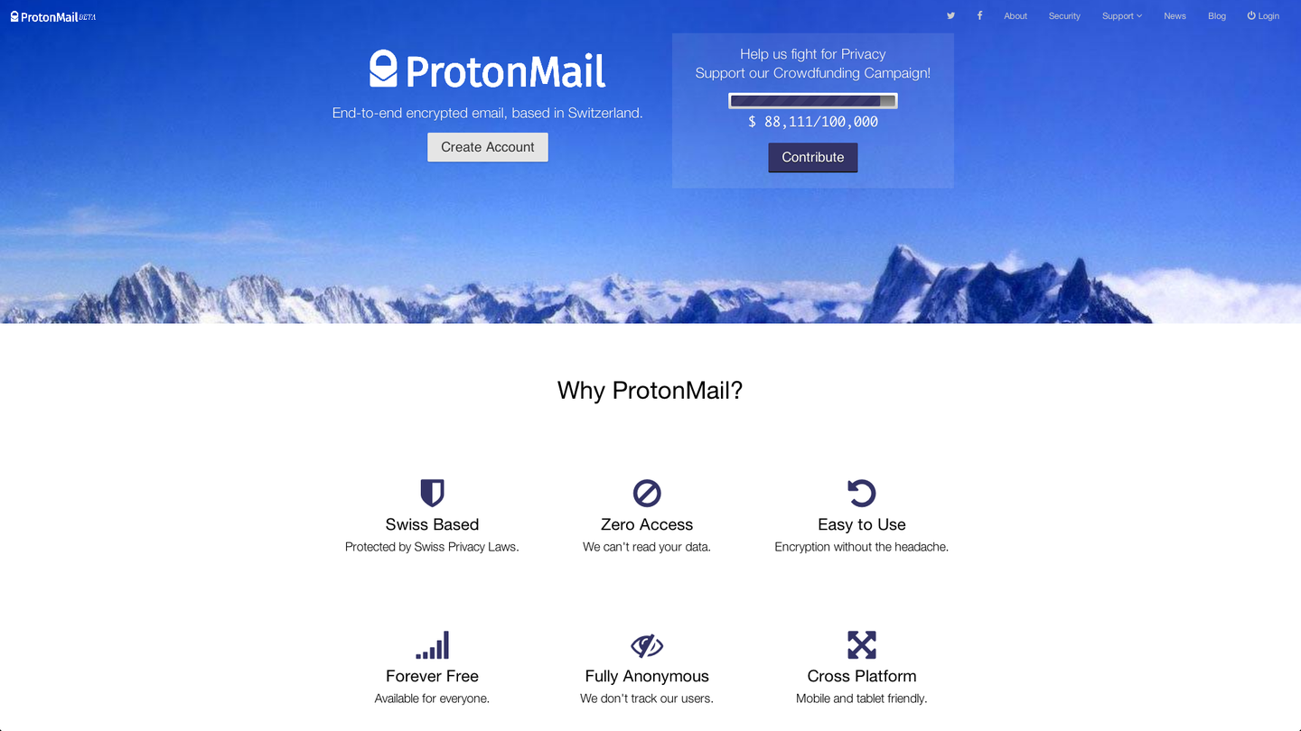 号称端到端加密的瑞士安全电子邮件服务ProtonMail 会有什么样的前景？ - 孙艺珊的回答- 知乎