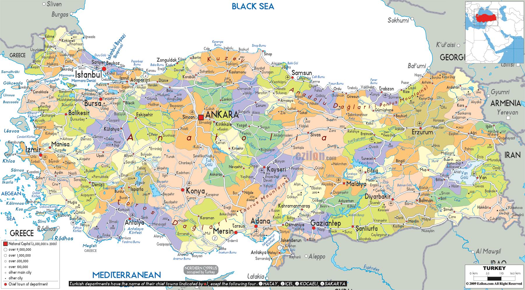 一战土耳其地图图片