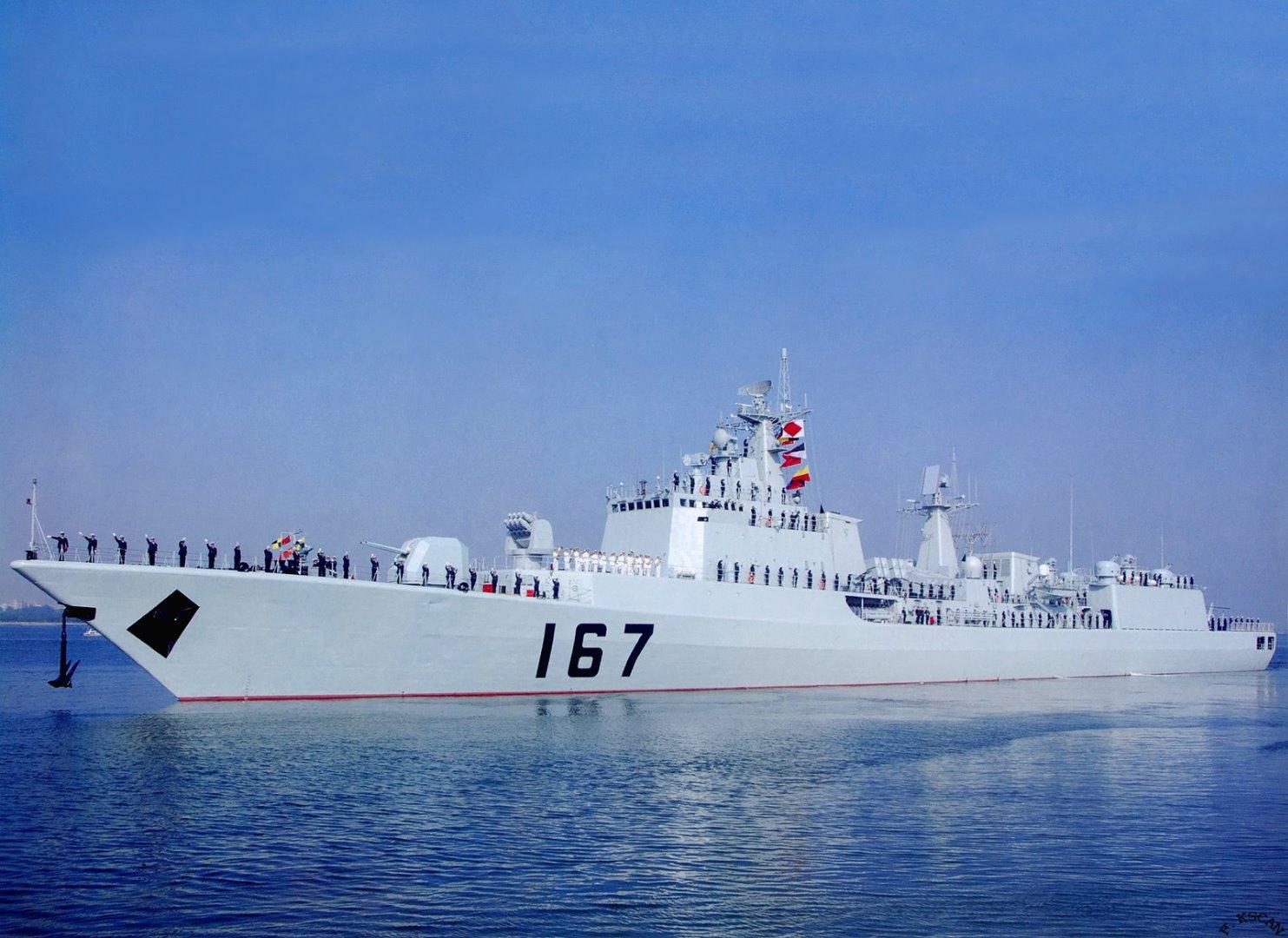 近日,一直进行改装工程的167深圳舰出现在南海舰队湛江海军基地,照片