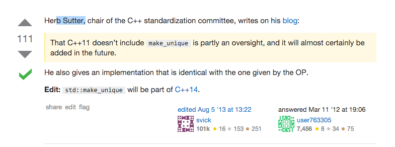 为什么make_unique没有在C++11时加进来? - 知乎