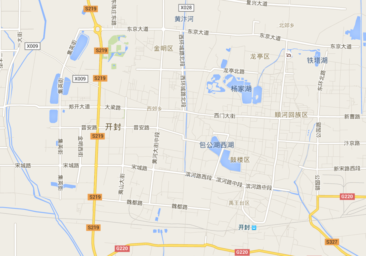 繁体中文版google地图中开封市的位置为什么标注的是祥符区