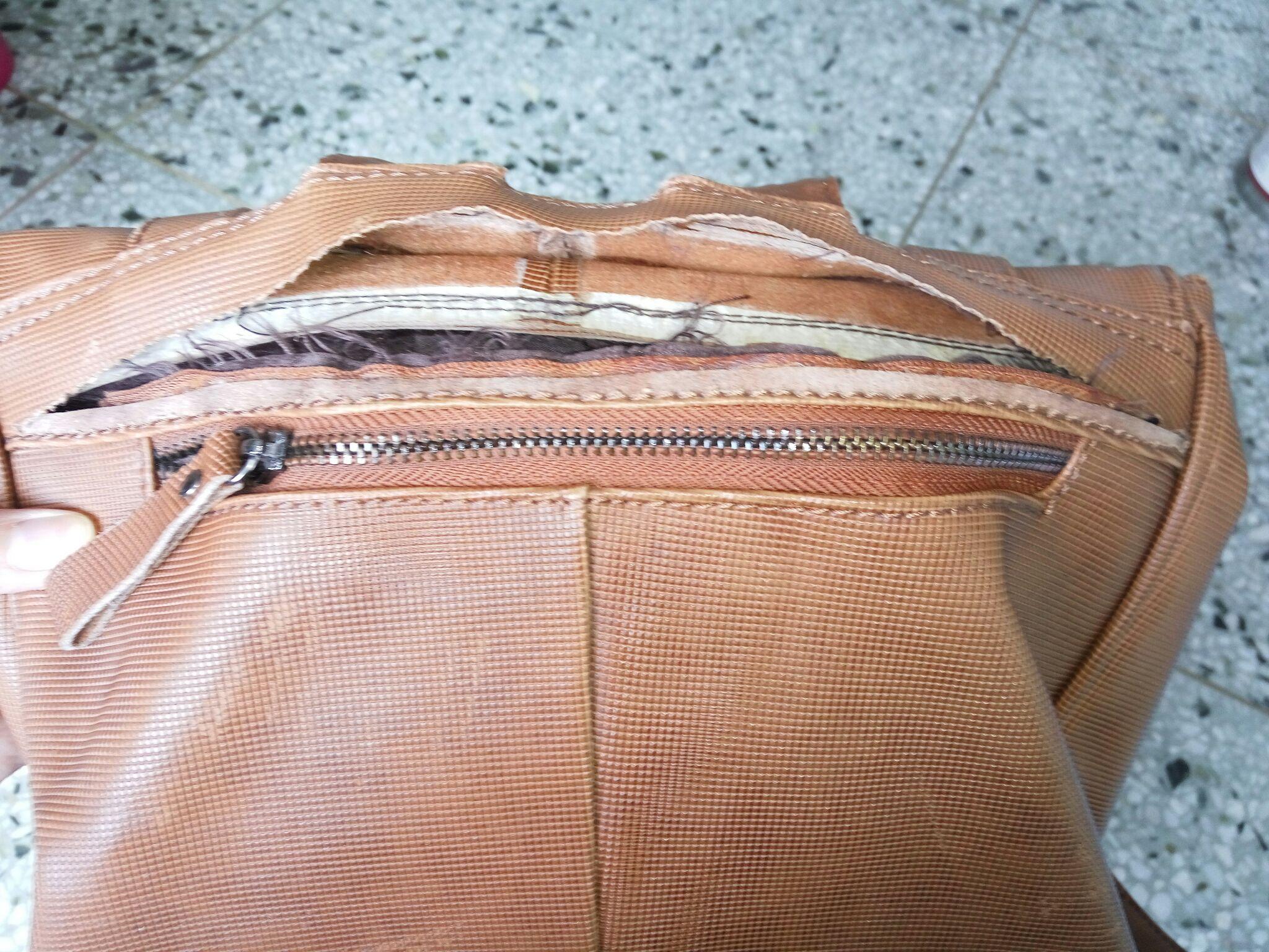 我的牛皮双肩包裂开了 怎么办 还有救吗? - 手工