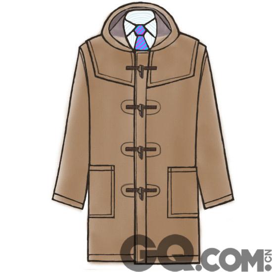 5,护肩斗篷,the inverness cloak,一般搭配晚礼服,适合那些穿着踢死兔