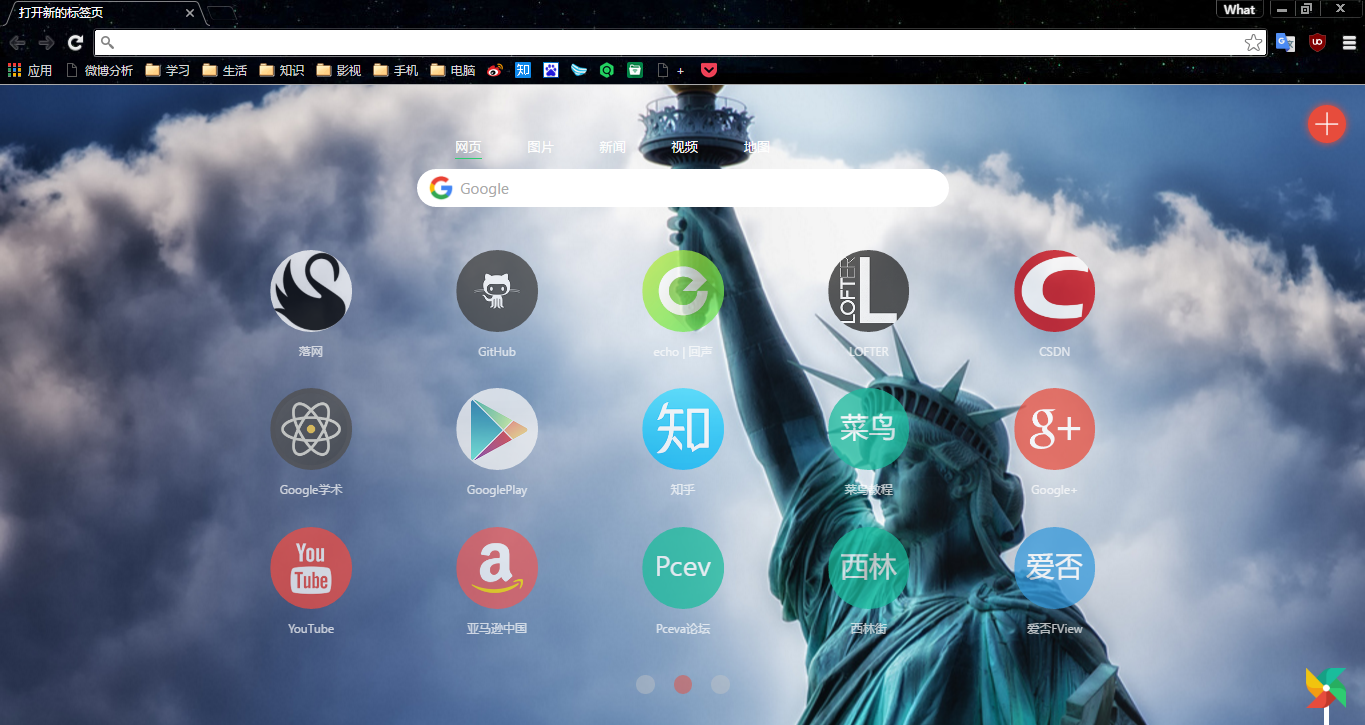 大家电脑上浏览器首页都是什么