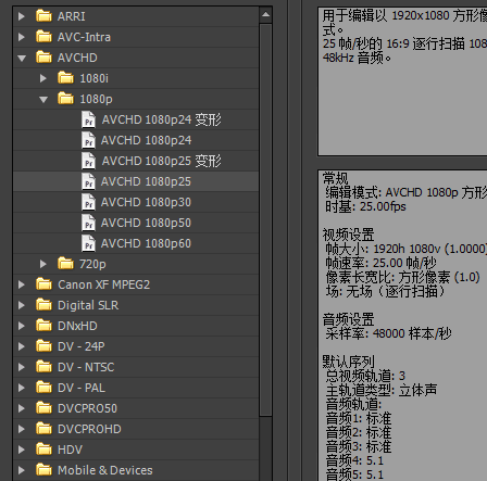 请问:我安装的是PRcc2015 前端时间序列预设