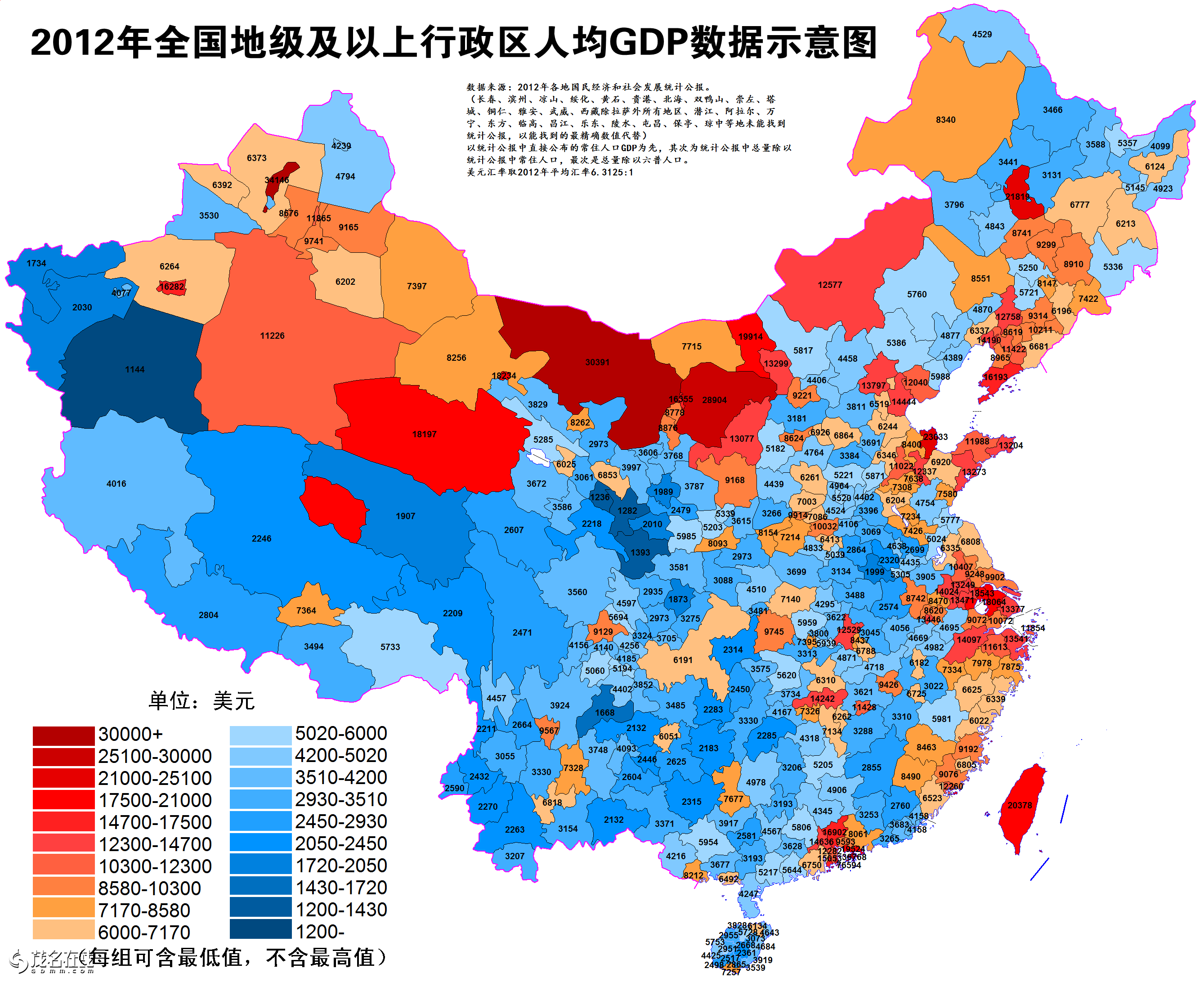 中国人口分布示意图图片