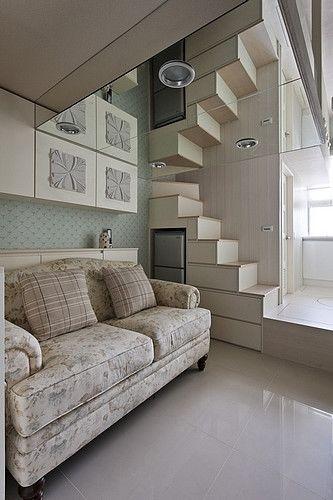 挑高的 47 平方米小户型,作为婚房装修,从何处入手?