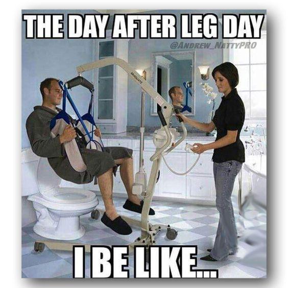 健身关于legday练腿日有哪些梗