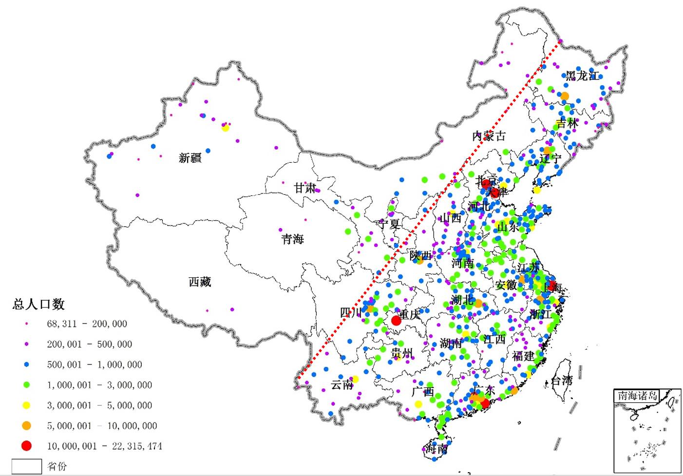 国家城镇空间格局2 地理视角的人口与经济 知乎