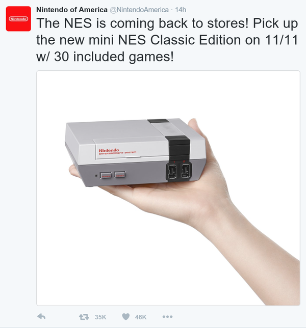 如何评价任天堂发布的怀旧主机Nintendo Classic Mini？ - 知乎