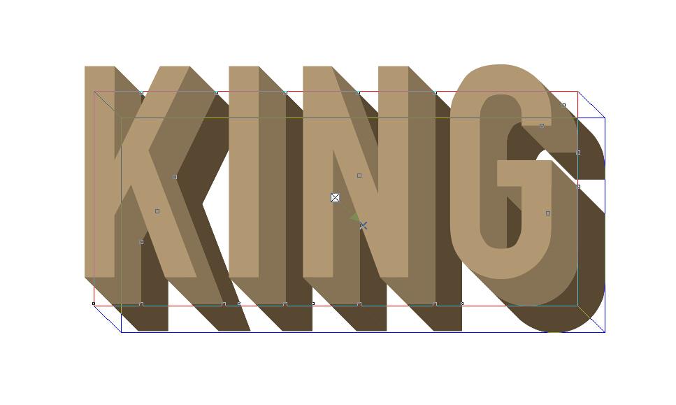 cdr双层立体字怎么做? - 知乎