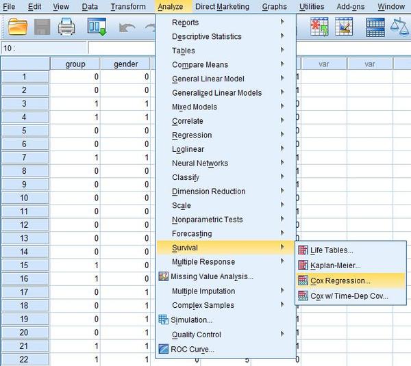 Cox回归分析：内有详细的SPSS操作步骤 知乎