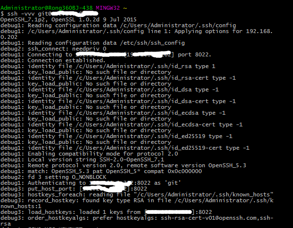 Windows下配置git,使用mac上的id_rsa一直提示