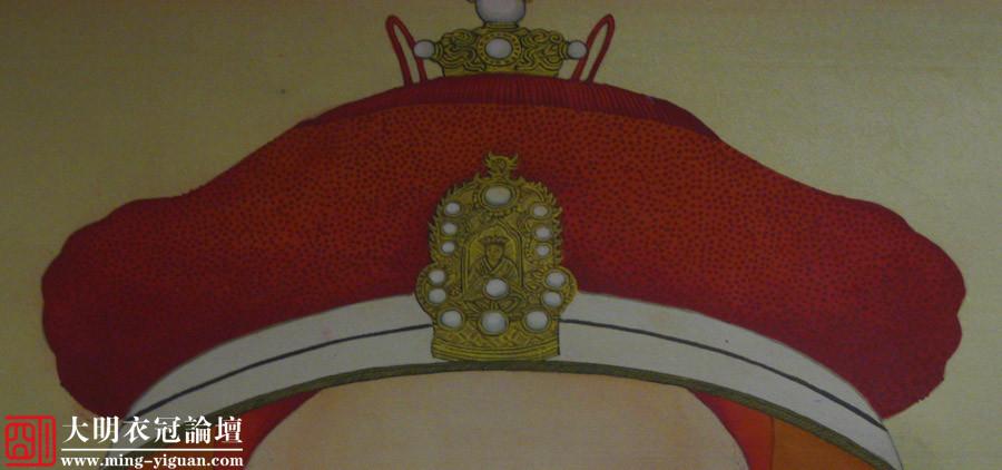 清朝皇帝帽子上边的金牌是什么?