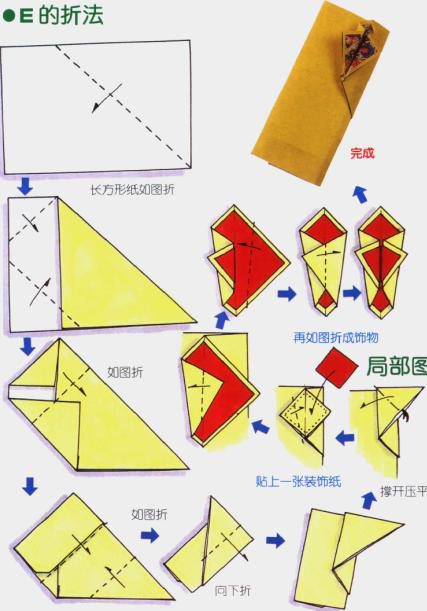 如何手工制作一个信封?