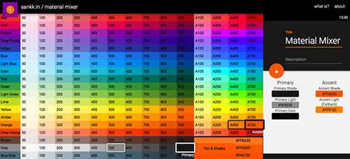 Color Uniform Array Optimization Material Design 助你快速搭配 Material Design 配色方案的10款Web工具 - 知乎