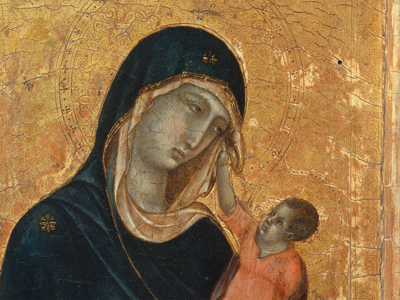 扬帆意大利外行也能看画圣母像中的文艺复兴