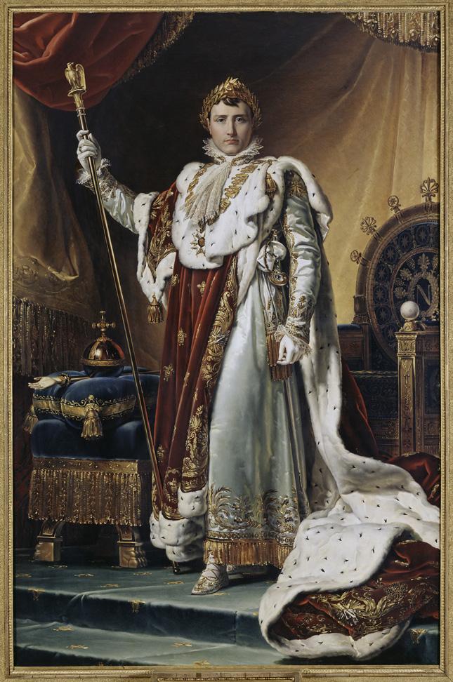 请问欧洲皇帝的肖像里那个像神圣手雷一样的摆设是什么?