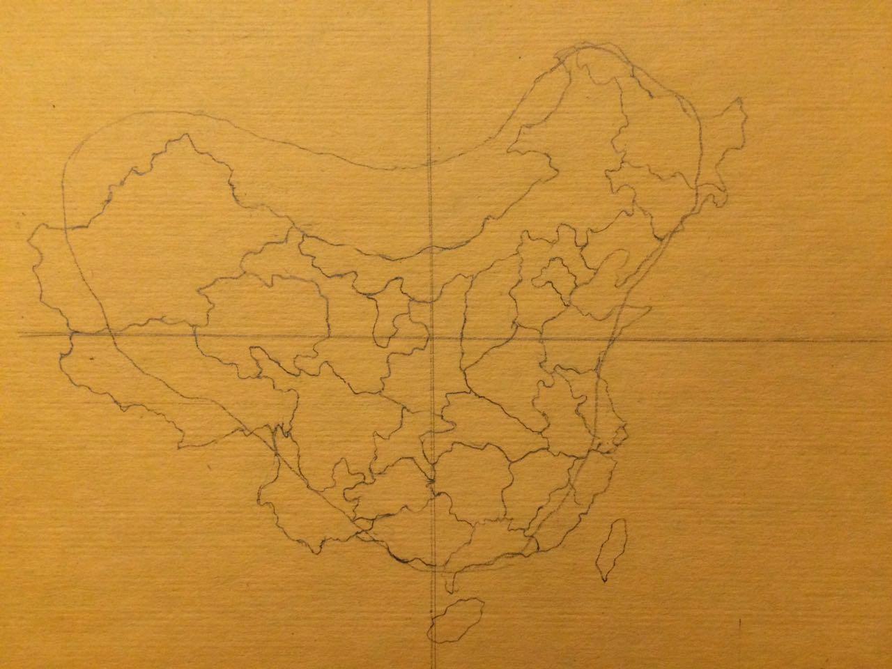 怎么练习画中国地图