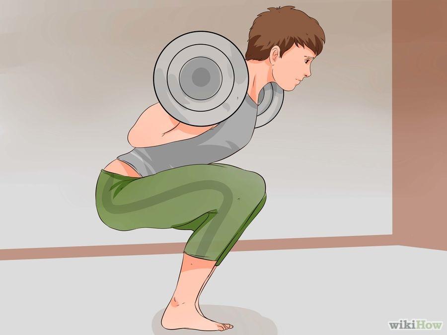 如何完成标准的深蹲