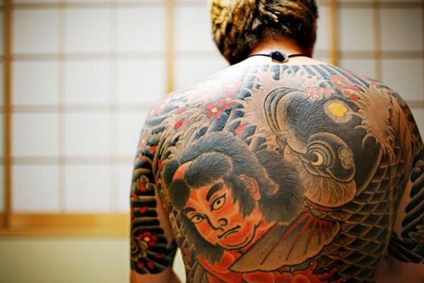 日本黑道最高级别纹身图片