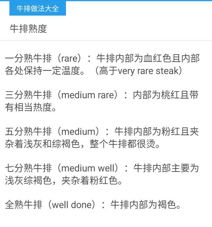 牛排几分熟如何掌握? - 花魂的回答