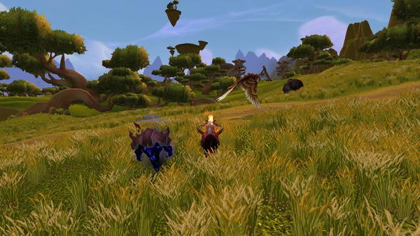 还有外域现在的纳格兰也是令人心旷神怡的地方