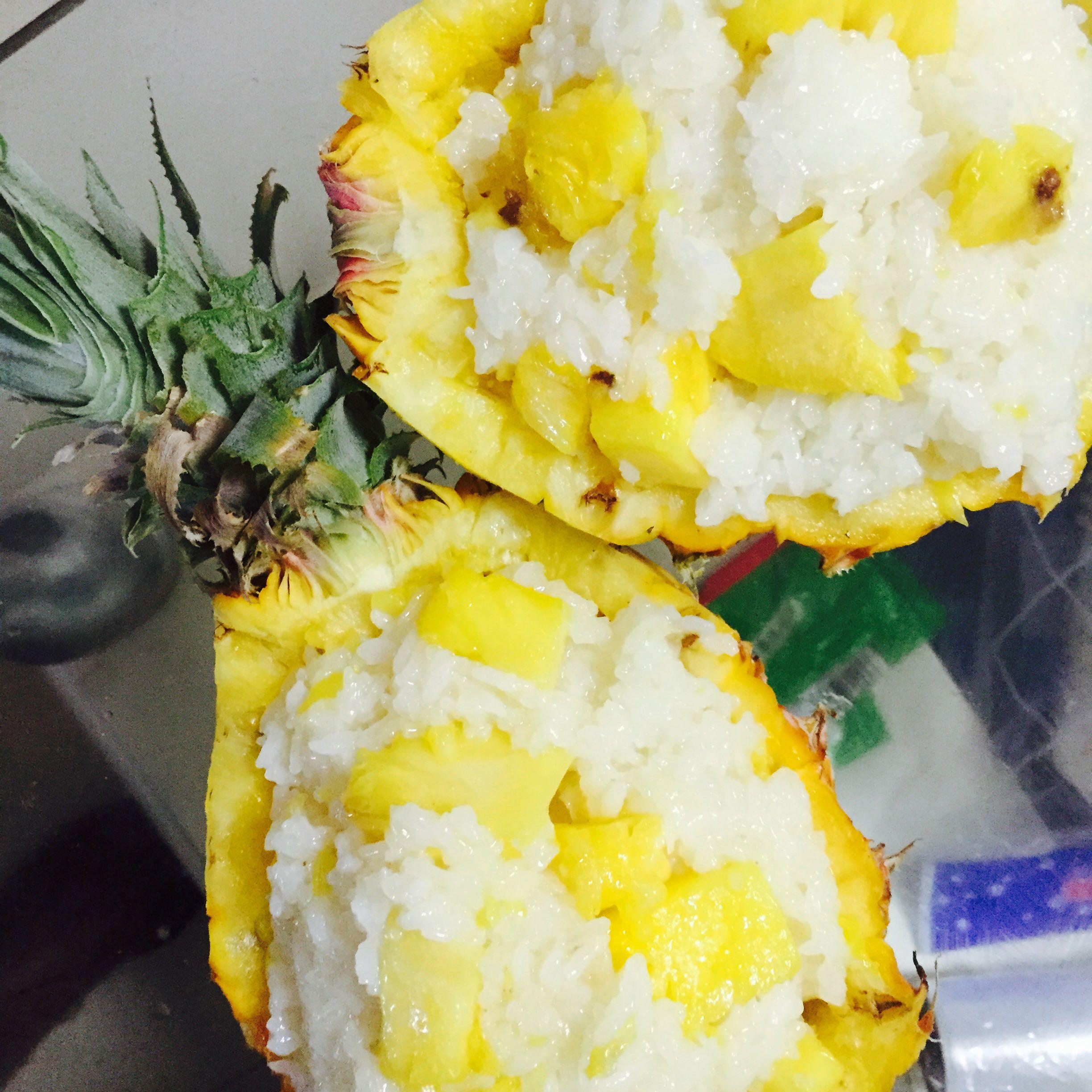 菠萝饭怎么做_菠萝饭的做法_冬日的向日葵_豆果美食