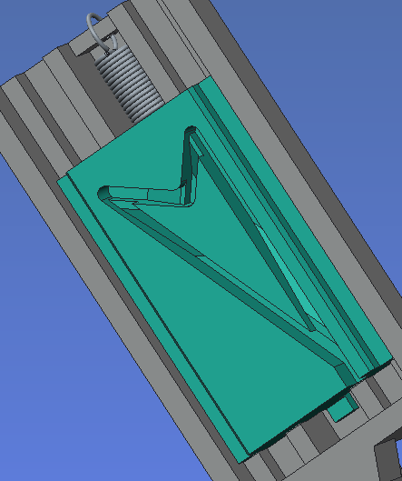 求教按下卡住再按弹起的机械结构?