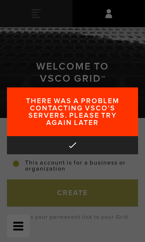 vsco grid注册显示连接不上vsco 服务器怎么办