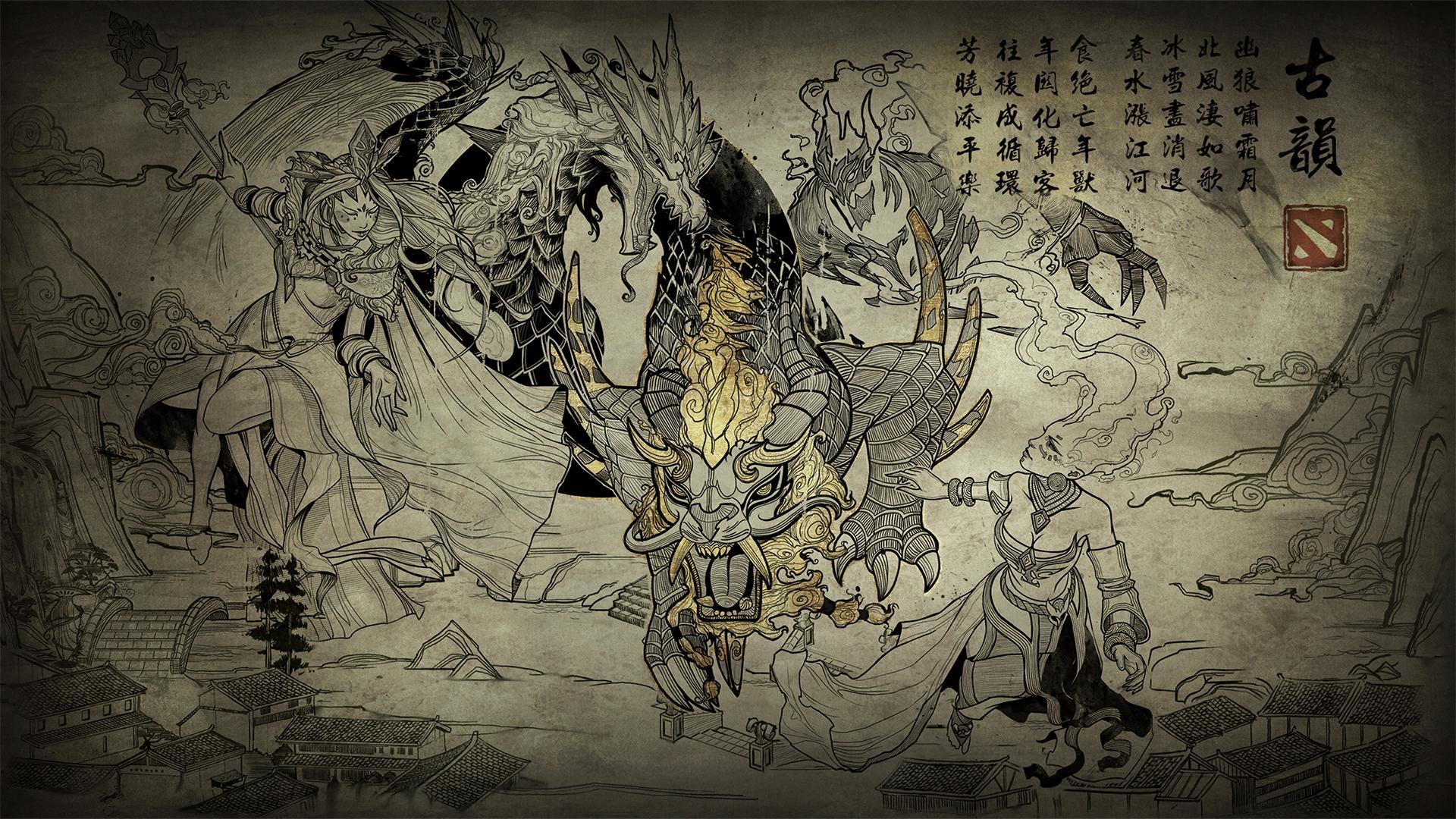 dota2有什么好看的载入画面