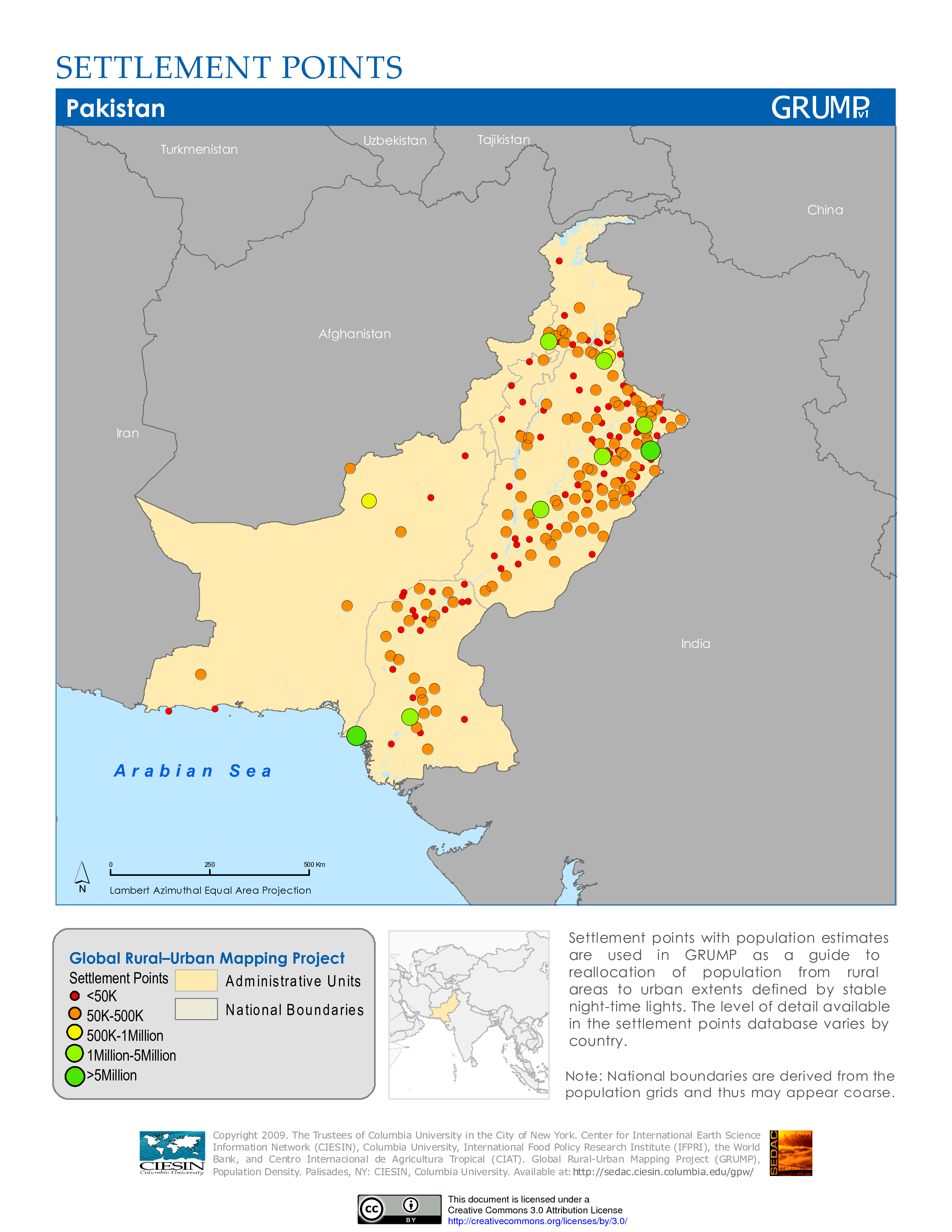 巴基斯坦人口分布图图片