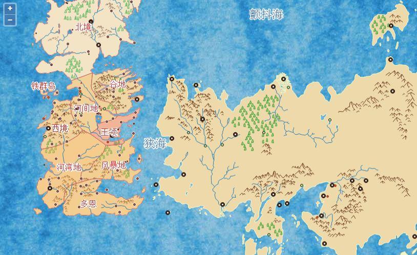 冰与火之歌地图 全境图片