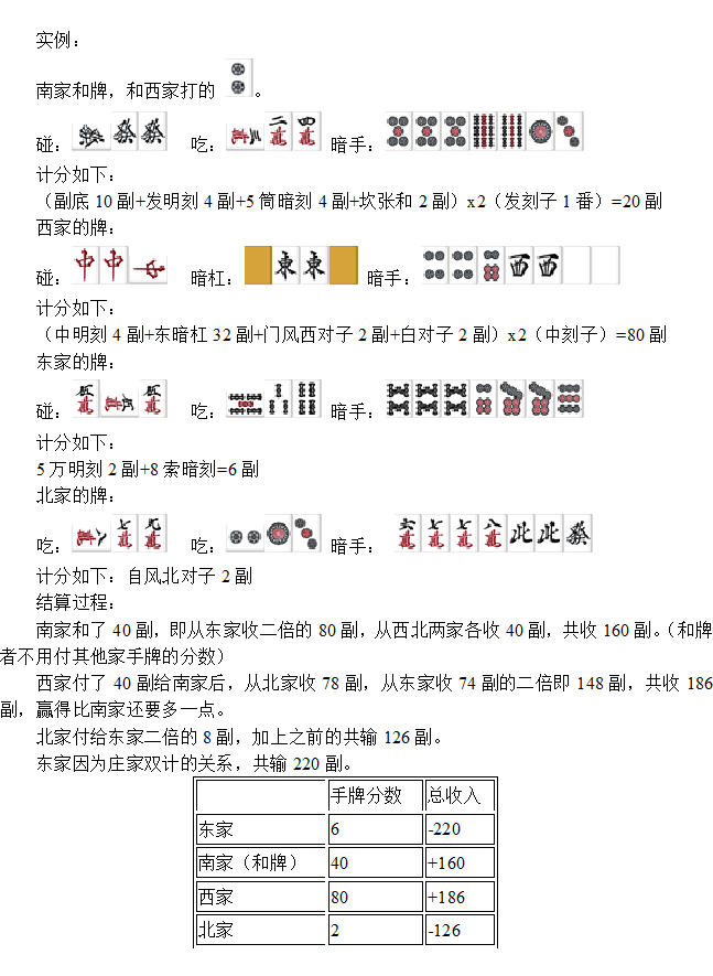 广东麻将倍数图片