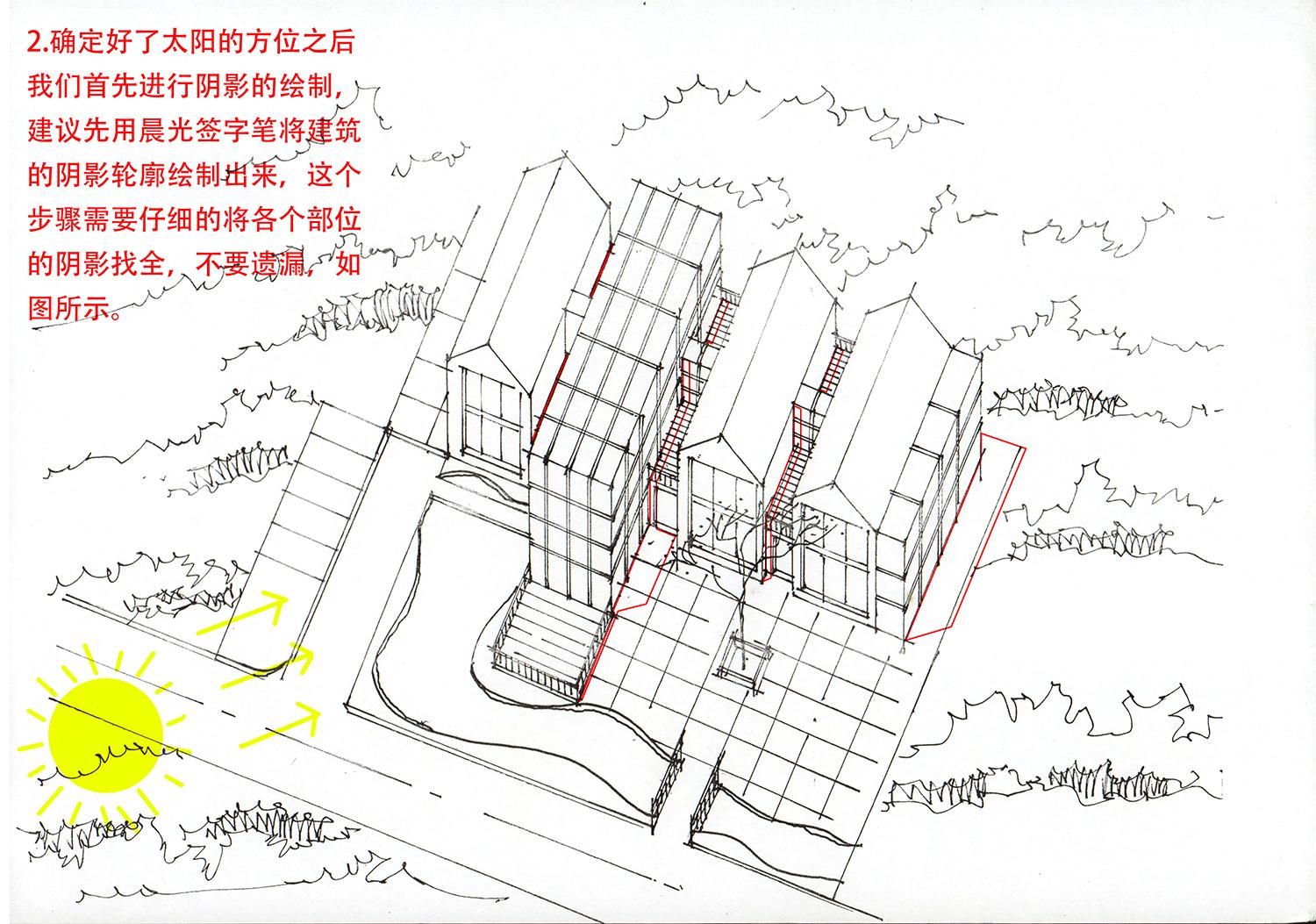 快题入门(七)——轴侧图的绘制方法与上色技巧 - 知乎