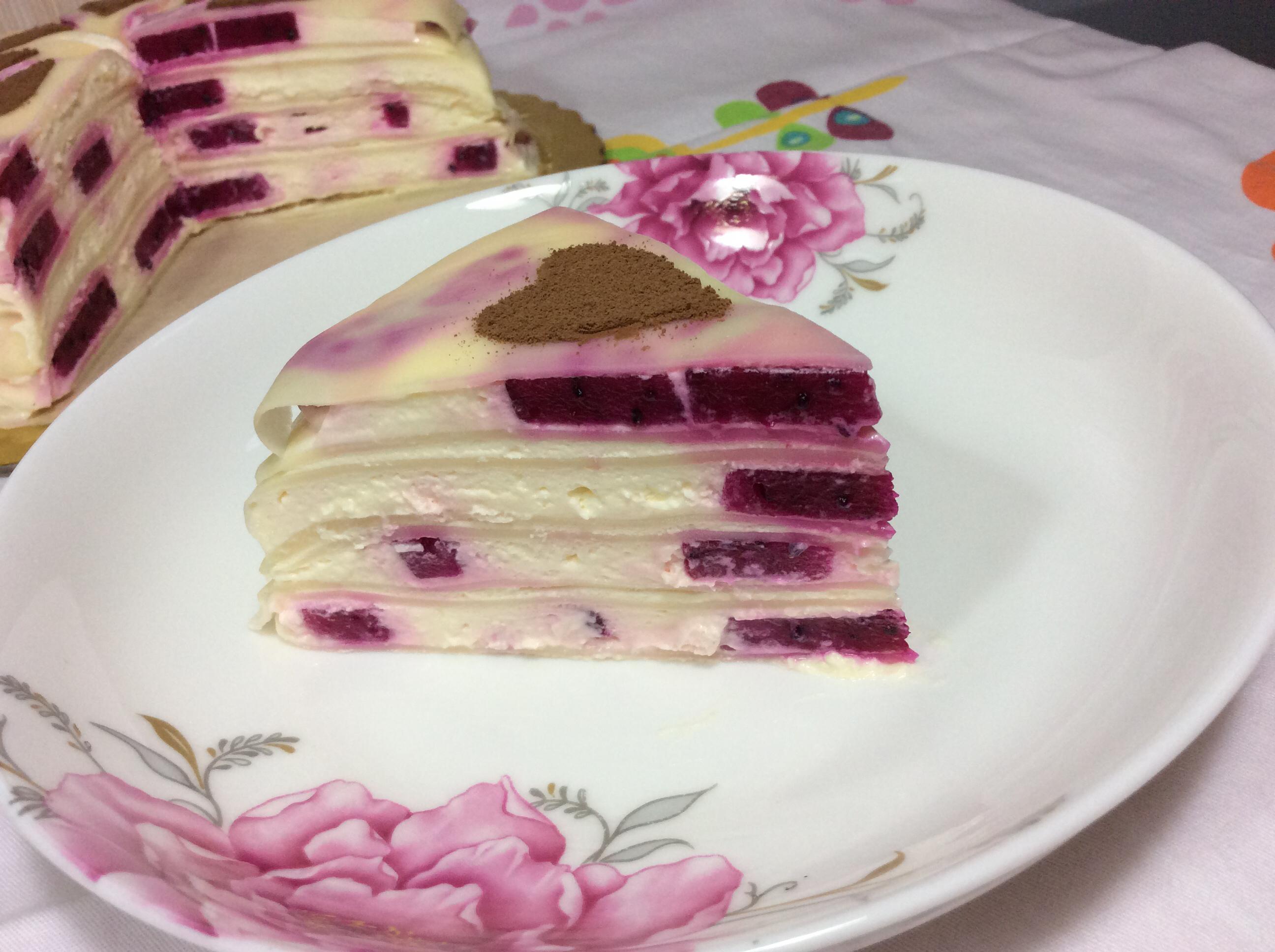 蓝莓酸奶蛋糕怎么做_蓝莓酸奶蛋糕的做法_Eva小佳美食_豆果美食